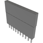 Conn Elevated Socket SKT 10 POS 2.54mm Solder ST Top Entry Thru-Hole Tube