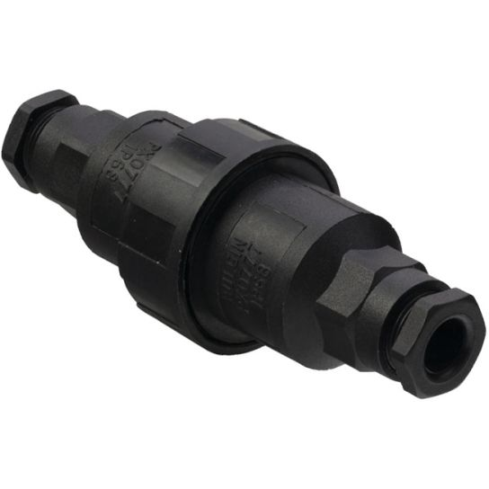 Bulgin Components PLC-PX0777/CAT5ESTP Steckverbinder, Telefon und Telekommunikation RJ-45 Coupler, 8 Pos, Shielded, Straight