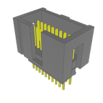 Conn Elevated Shrouded Header HDR 20 POS 1.27mm Solder ST Thru-Hole Bulk