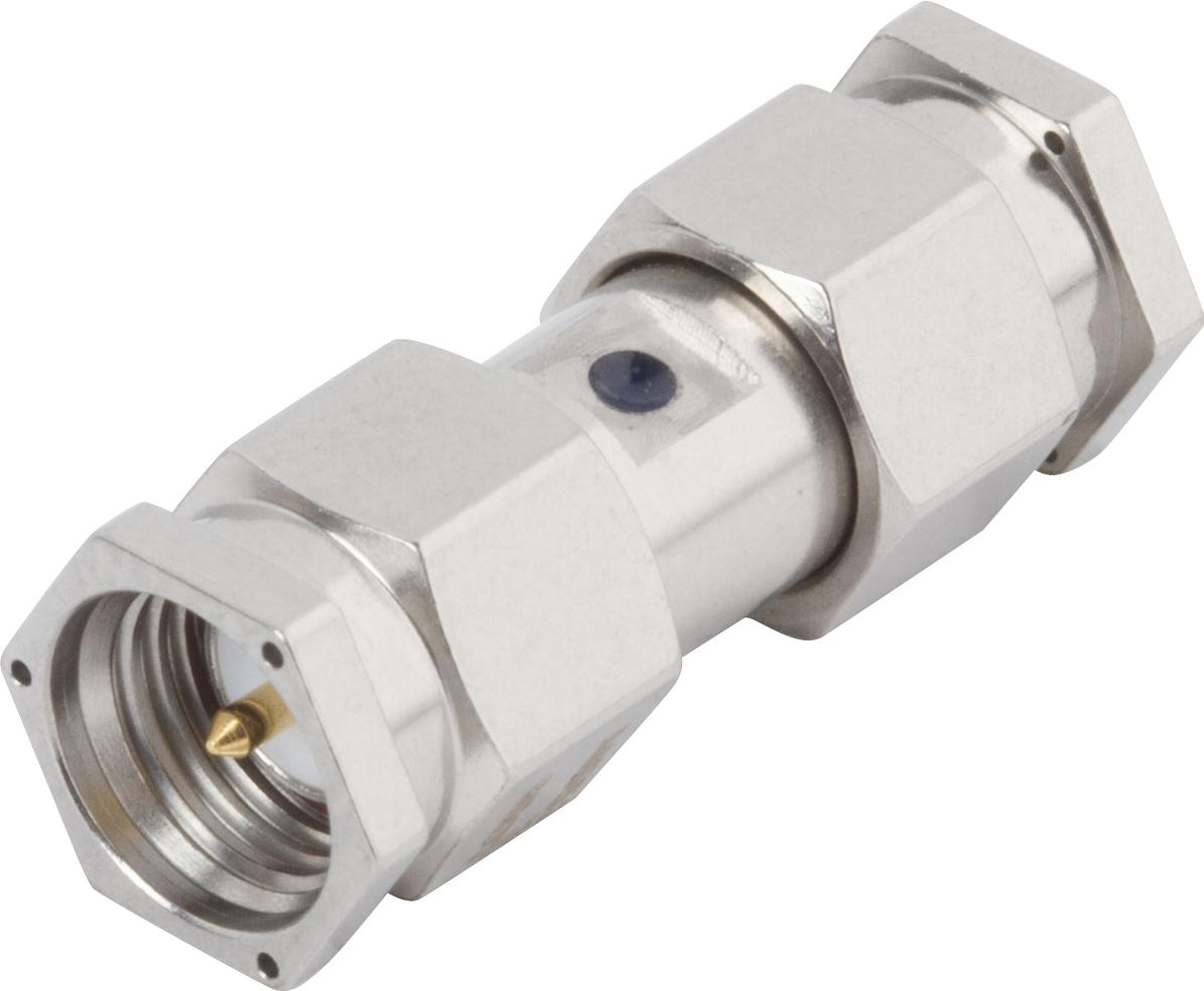 Amphenol SV Microwave-M55339/29-30001 RF-Steckverbinder Conn SMA Adapter 0Hz to 18GHz 50Ohm ST M/M Gold Over Nickel Tray