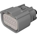 Conn Housing F 12 POS 3.5mm Crimp ST Cable Mount Light Gray MX 150™ Carton