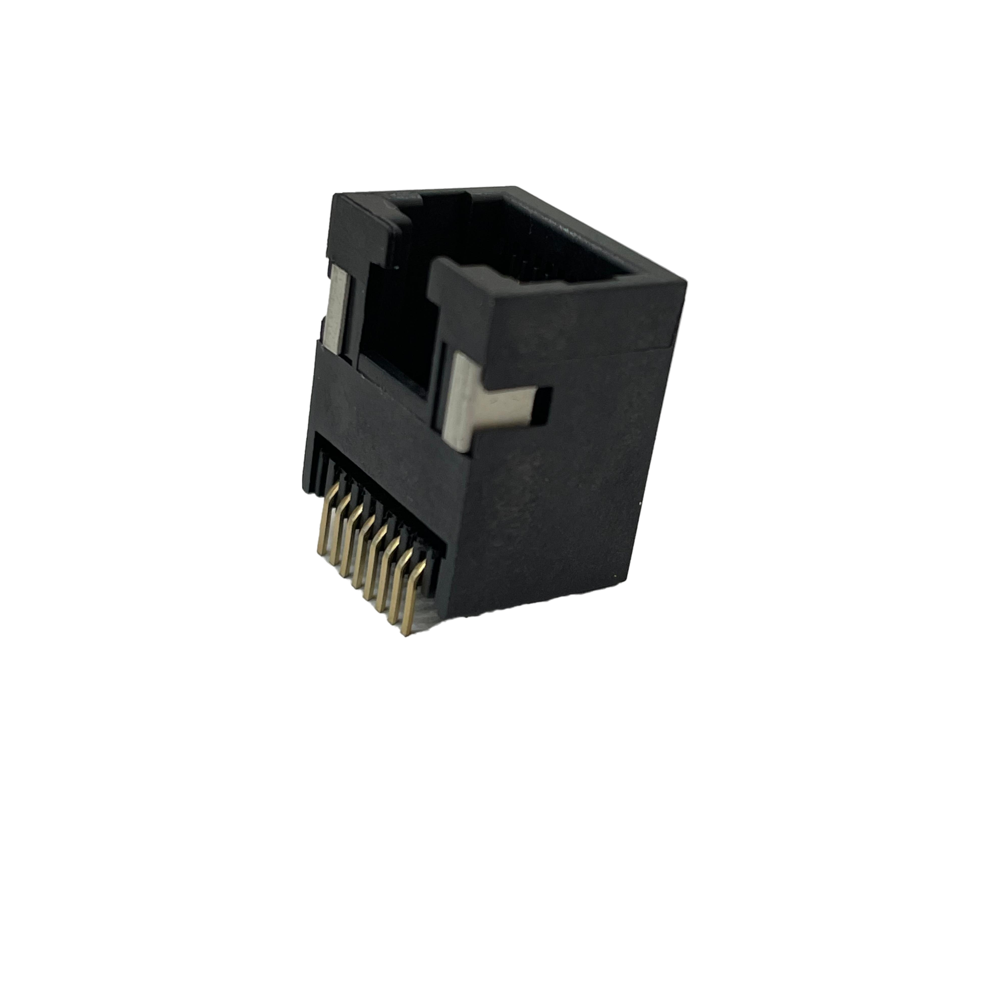 ADAM TECH-MTJ-88WAX1 Steckverbinder, Telefon und Telekommunikation Conn Modular Jack F 8 POS 1.27mm Solder RA SMD 8 Terminal 1 Port Cat 5/Cat 5e Tray