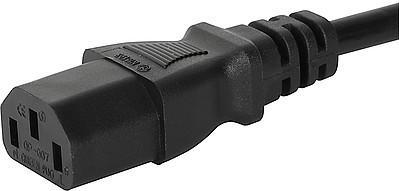 SCHURTER-6003.0215 Cable Assembly AC Power Cable Assembly 2.5m CEE 7/VII to C13 3 to 3 POS F-M 18AWG