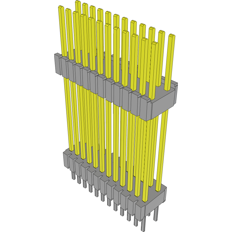Samtec-DWM-12-61-L-D-705 Steckverbinderleisten und Leiterplattenbuchsen Conn Board Stacker HDR 24 POS 1.27mm Solder ST Thru-Hole Tube