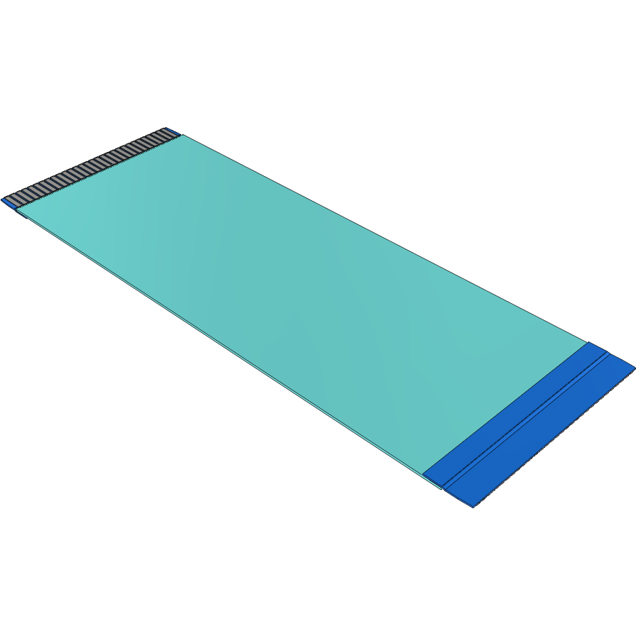 Samtec-FJ-30-R-03.00-4 Flachband Kabelbaugruppen Cable Assembly 0.07m 1mm 30 to 30 POS FFC to FFC Bulk