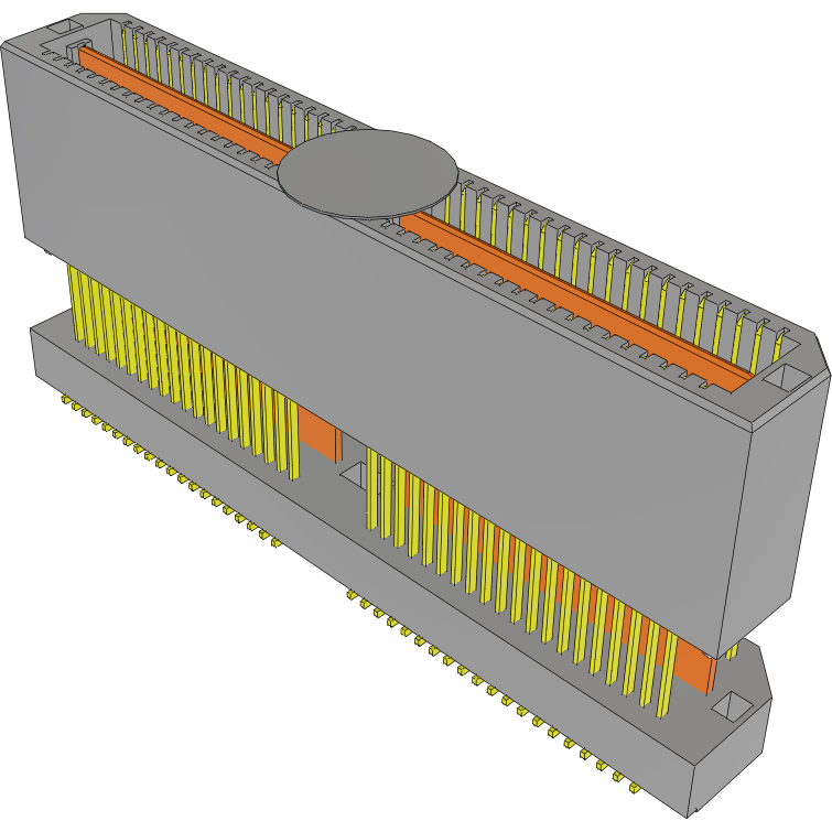 Samtec-QTE-040-05-C-D-A-K Embases de raccordement et réceptacles PCB Conn High Speed Micro Plane HDR 80 POS 0.8mm Solder ST Top Entry SMD Tray