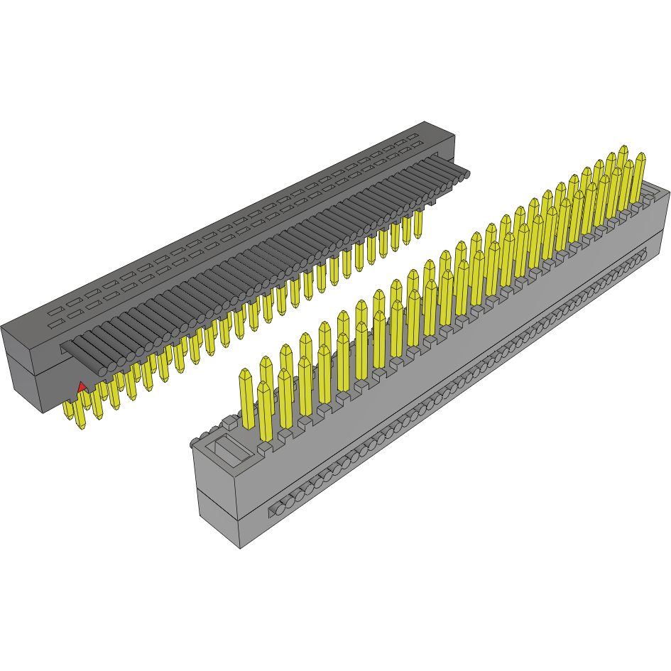 Samtec-FFMD-25-D-03.00-01-R Flachband Kabelbaugruppen Cable Assembly Flat Ribbon 0.07m 30AWG IDC Connector to 2(IDC Connector) 50 to 50 POS M-M/M IDT-IDT/IDT Bulk