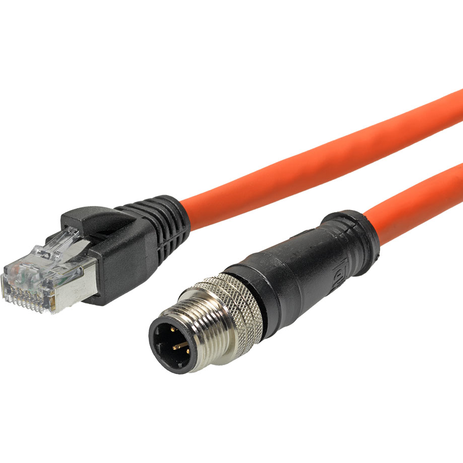 Molex-E16A06008M250 Andere Kabelbaugruppen Cable Assembly Cord Set 25m 24AWG M12 Circular to RJ-45 4 to 4 POS M-M