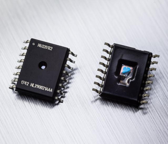 Melexis-MLX90821LXG-DBA-100-SP Drucksensor für die Leiterplattenmontage Relative Pressure Sensor IC Automotive AEC-Q100