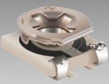 Bourns-3303X-3-101E 电阻微调器、电位计及变阻器 Res Trimmer 100 Ohm 25% 0.15W 1(Elec)/1(Mech)Turns (3 X 3.75 X 1.55mm) Foot Print SMD T/R