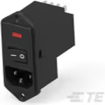 Power Entry Module EMI Filtered M 3 POS (115VAC/230)VACVAC 10A Fuse/Switch/Voltage Selector ST 1 Port