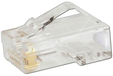 Panduit-MP588-C 电话及电信连接器 Conn Modular Plug PL 8 POS 1.02mm Crimp ST Cable Mount 8 Terminal 1 Port Cat 5e