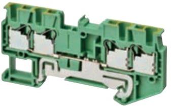 Omron-XW5G-P2.5-2.2-1 Steckverbinder, Klemmenblöcke Conn Ground Terminal Block F 4 POS Screw DIN Rail