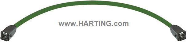 HARTING-09457151380 Andere Kabelbaugruppen Cable Assembly Round 70m 16AWG/22AWG (RJ-45/Wire to Board) to (RJ-45/Wire to Board) 8 to 8 POS F/M-F/M