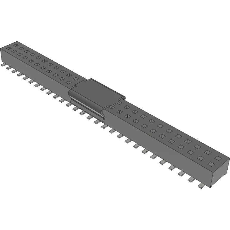 Samtec-CLP-128-02-F-D-P-TR Steckverbinderleisten und Leiterplattenbuchsen Conn Socket Strip SKT 56 POS 1.27mm Solder ST Top Entry SMD TIGER CLAW™ T/R