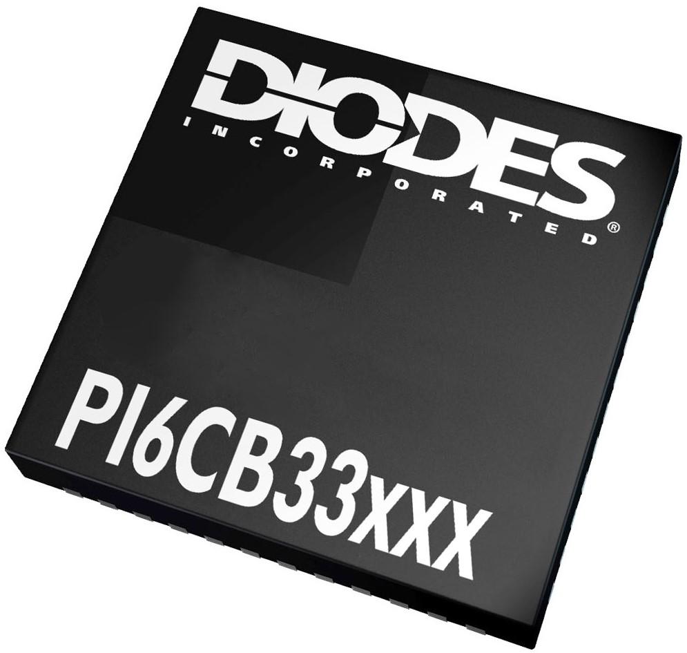 Diodes Incorporated-PI6CB33802ZLIEX Taktpuffer und -treiber Diodes Incorporated’s PI6Cx33xxxx PCIe Taktgeber und -puffer bieten mehrere Ausgangsoptionen und ein hochmodernes PLL-Design mit einem sehr geringen Jitter.