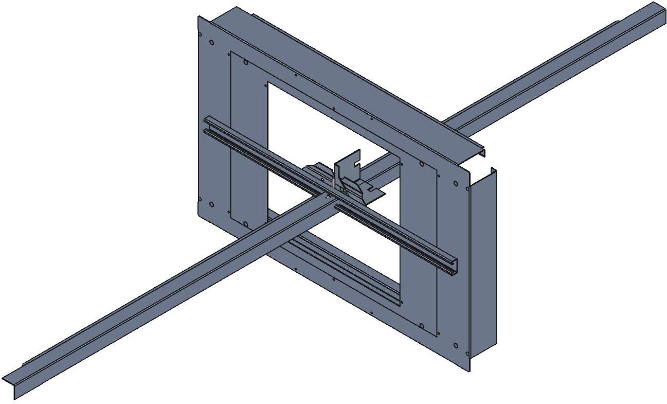 Hammond Manufacturing-C2F197836BK1 Kästen, Gehäuse und Gestelle Black Steel Ground Mount Standard Equipment Rack