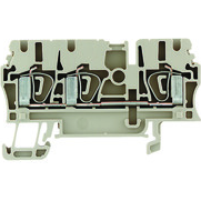 Weidmuller-1608540000 Steckverbinder, Klemmenblöcke Conn Feed-Through Terminal Block 3 POS Tension Clamp ST T DIN Rail 25A
