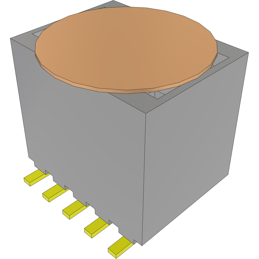 Samtec-RSM-105-02-T-D-K Steckverbinderleisten und Leiterplattenbuchsen Conn Socket Strip SKT 10 POS 1.27mm Solder ST Top Entry SMD Tube