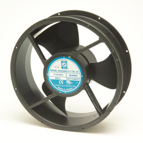 ORION FANS-OA254AN-11-1WBXC Blowers and Fans AC Fan Ball Bearing 115V 75W 50Hz/60Hz 2700RPM 850CFM 69dB Flange Mount