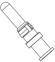 Amphenol-MP10A23S-25 Steckverbinder, Kontakt Contact PIN 8 Size Crimp ST Cable Mount 14-16AWG Bag