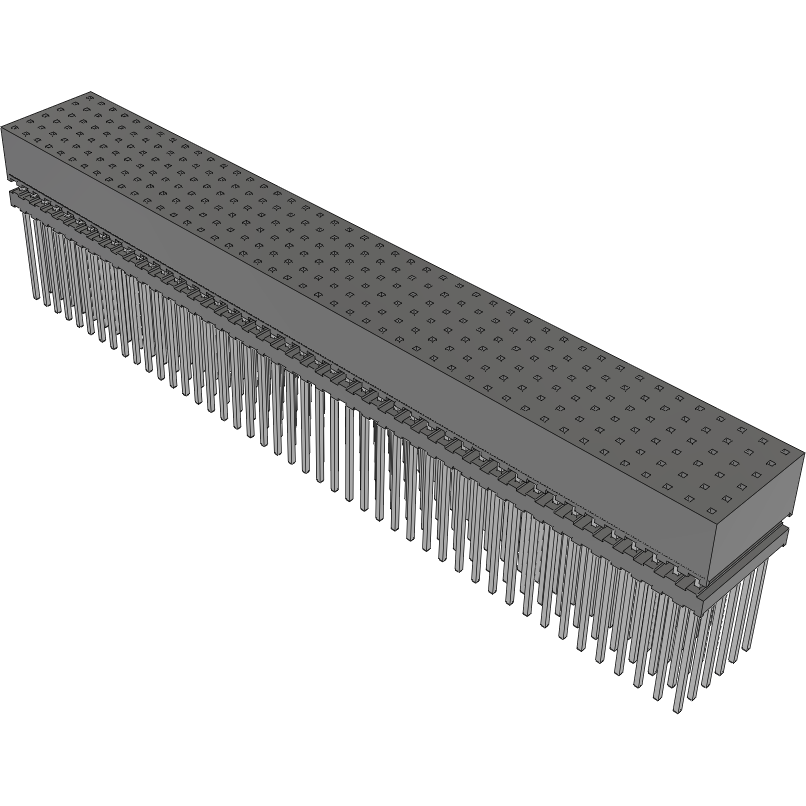Samtec-ESQT-145-02-L-6-375 Steckverbinderleisten und Leiterplattenbuchsen Conn Elevated Socket SKT 270 POS 2mm Solder ST Top Entry Thru-Hole Tube