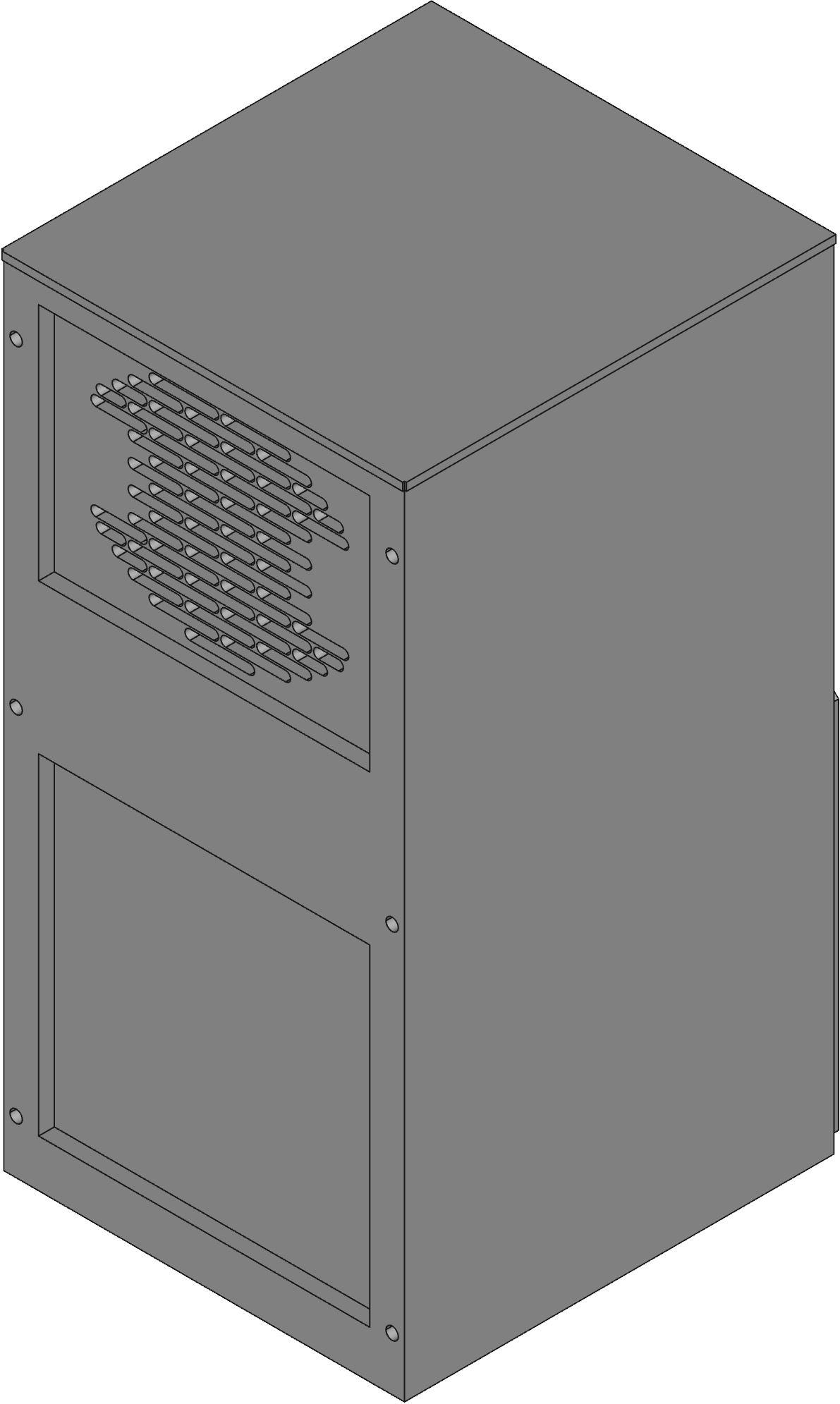 Hammond Manufacturing-DTS3081A230N4SS null Side Mounting On Any Enclosure Surface Where Spot Cooling Or Low Capacity Cooling Is Required