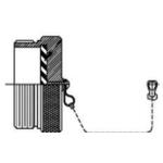 Connector Accessories Receptacle Protective Cover Straight