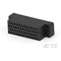 TE Connectivity-201358-1 Gaine de câblage de raccordement discret Conn Housing PL 50 POS 3.81mm Crimp ST Panel Mount Black Carton