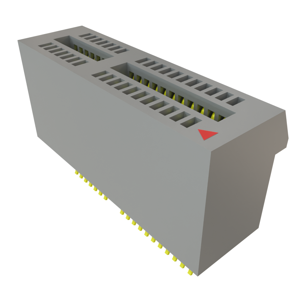Samtec-PCIE-036-02-F-D-EMS2 Raccordement de bord de carte Conn PCI Express Card Edge F 36 POS 1mm Solder ST Edge Mount Tube