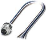 PHOENIX CONTACT-1554623 Andere Kabelbaugruppen Sensor/actuator flush-type plug, 5-pos., M12, A-coded, front/screw mounting with Pg9 thread, can be positioned,with 0.5 m TPE litz wire, 5 x 0.34 mm2, stainless steel version