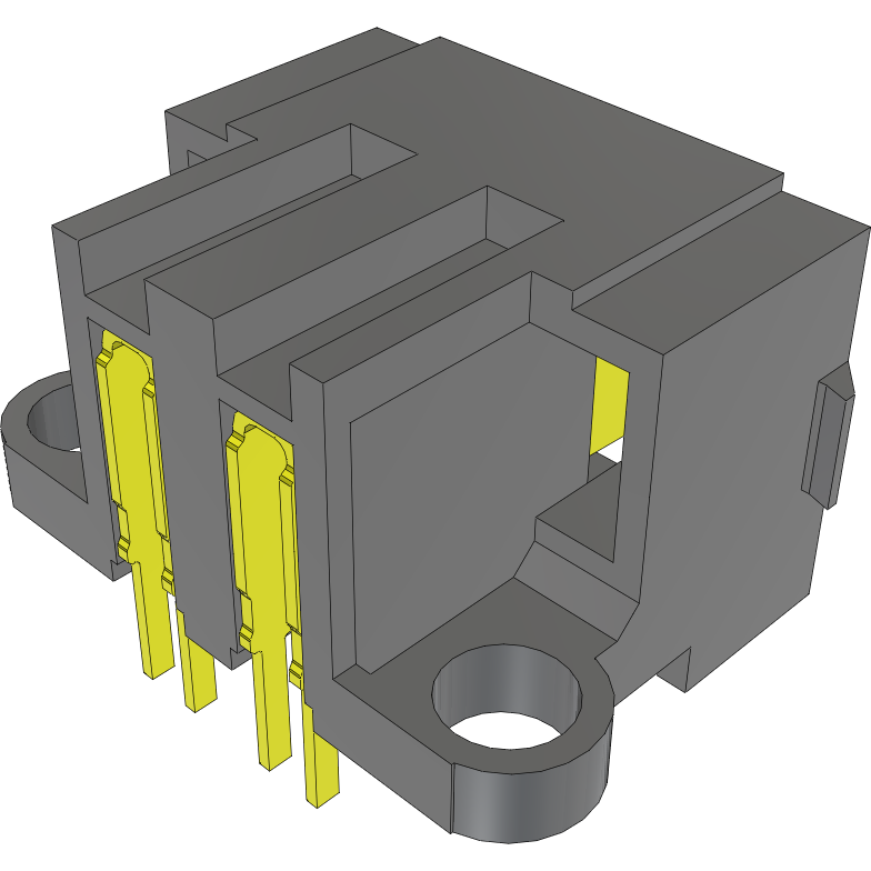 Samtec-MPT-02-01-03-L-RA-SD Steckverbinderleisten und Leiterplattenbuchsen Conn Terminal Strip M 2Power POS 1.88mm/3.12mm Solder RA Side Entry Thru-Hole PowerStrip™ Tray
