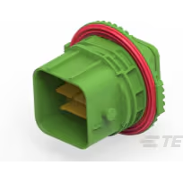 TE Connectivity-2-2366509-3 Custodia filo connettore dedicato Conn Housing RCP 48 POS Crimp ST Cable Mount Green