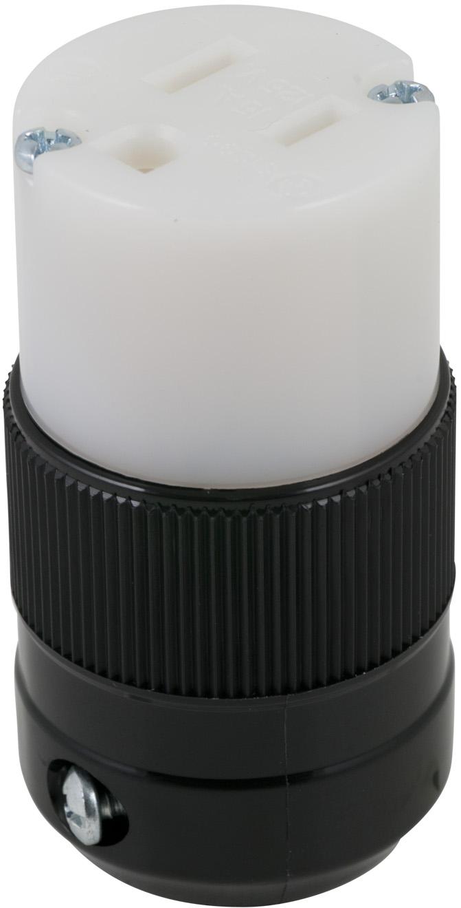 Marinco-5269 Steckverbinder Conn NEMA 5-15P PL 2Power/1Ground POS Screw ST 3 Terminal 1 Port