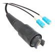 Bulgin Components PLC-PXEB5203B300 Assemblage de câble à fibre optique Cable Assembly Fiber Cable 300m Circular Fiber to 2(SC) 2 to 2 POS PL-PL