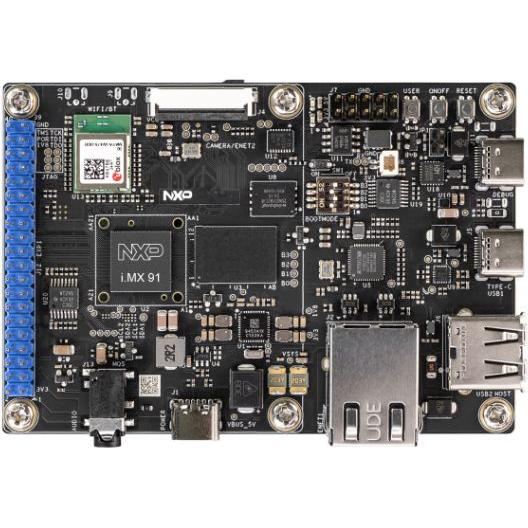 NXP Semiconductors-FRDM-IMX91S Eingebettete Systementwicklungsboards und -kits I.MX91 Application Processor and SOC Development Board 512MB RAM 256MB QSPI NAND Flash Linux BSP