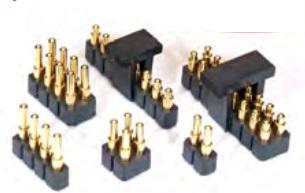 Mill-Max-814-22-006-30-006101 Steckverbinderleisten und Leiterplattenbuchsen Conn Spring Loaded Connector HDR 6 POS 2.54mm Solder ST SMD Tube