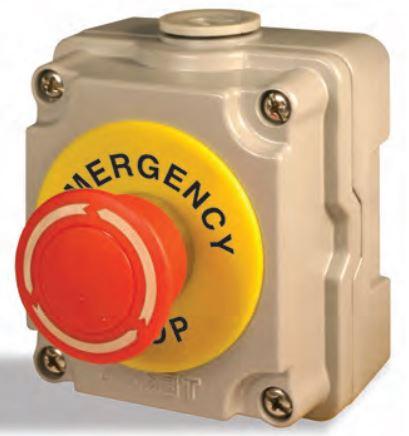 Altech Corporation-44-200-T Switch Emergency Stop Switch Emergency Stop Mushroom Button Screw Panel Mount