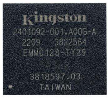 Kingston Technology-EMMC128-TY29-5B101 Flash TLC NAND Flash Serial e-MMC 3.3V 1T-bit 1T/256G/128G x 1/4-bit/8-bit 153-Pin FBGA