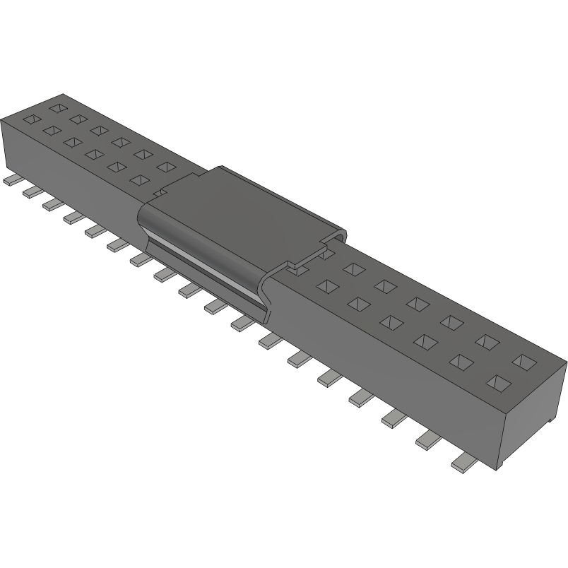 Samtec-CLP-118-02-F-D-A-P-TR Steckverbinderleisten und Leiterplattenbuchsen Conn Socket Strip SKT 36 POS 1.27mm Solder ST SMD T/R