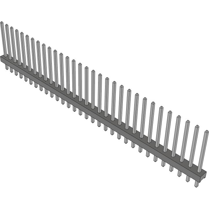 Samtec-MTMM-131-10-T-S-395 Steckverbinderleisten und Leiterplattenbuchsen Conn Unshrouded Header HDR 31 POS 2mm Solder ST Top Entry Thru-Hole Bulk