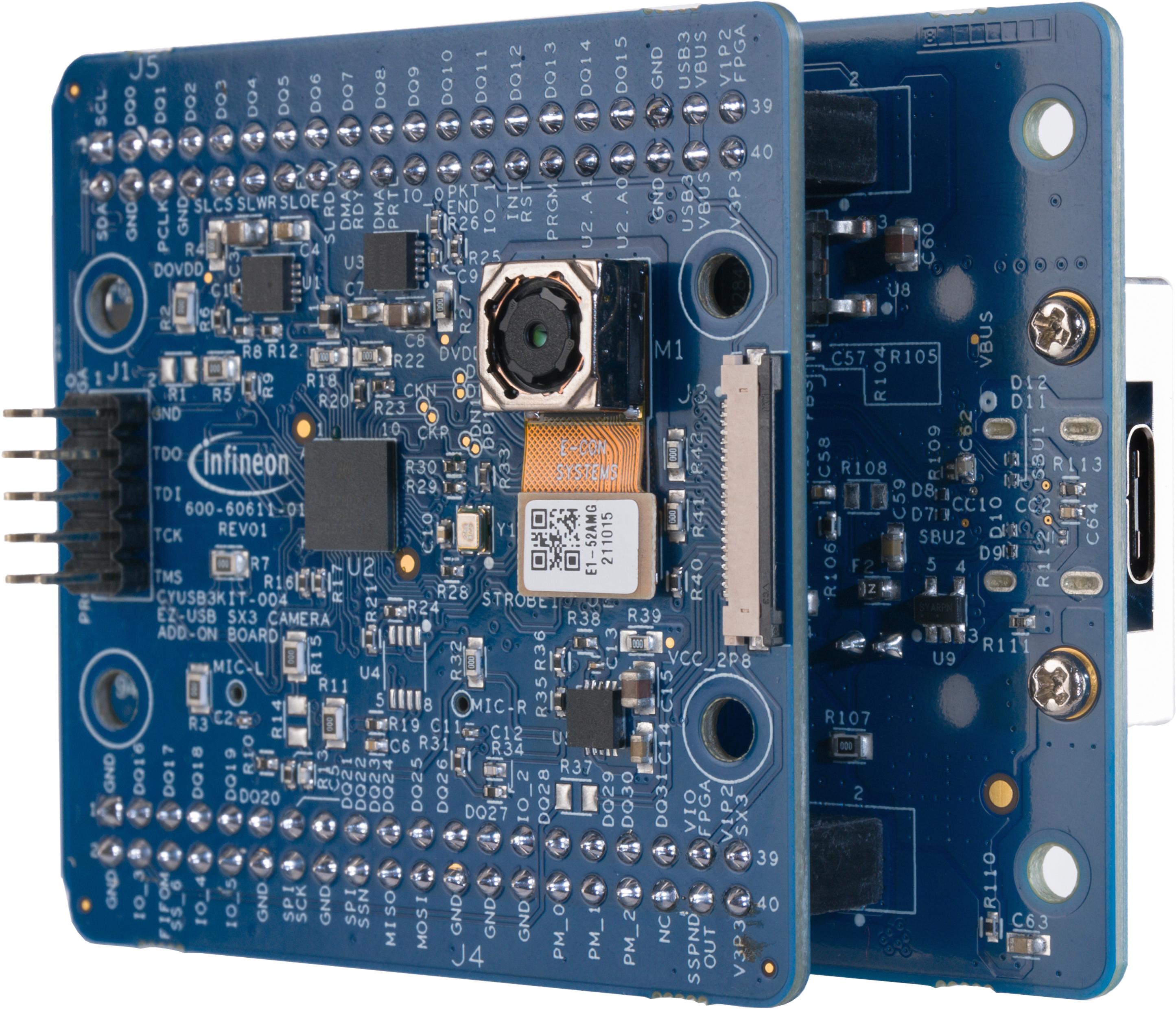 Infineon Technologies AG-DEMOFX3U3VCAM01TOBO1 Sensor Development Boards und Kits OV5640 Image Sensor Demonstration Board