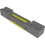 Conn Micro High Speed Terminal Strip HDR 16Power/52Signal POS 2mm/0.635mm Solder ST SMD/Thru-Hole Tray