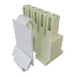 Conn Housing F 5 POS 2.54mm Crimp ST Cable Mount Bulk