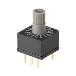 Switch DIP N.O./N.C. SP16T 16 Raised Slotted 0.15A 42VDC PC Pins 2.54mm Thru-Hole Tube