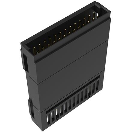 HARTING-15160262040041 Steckverbinderleisten und Leiterplattenbuchsen Conn Shrouded Header (4 Sides) Adapter M/M 26/26 POS 1.27mm ST Tray