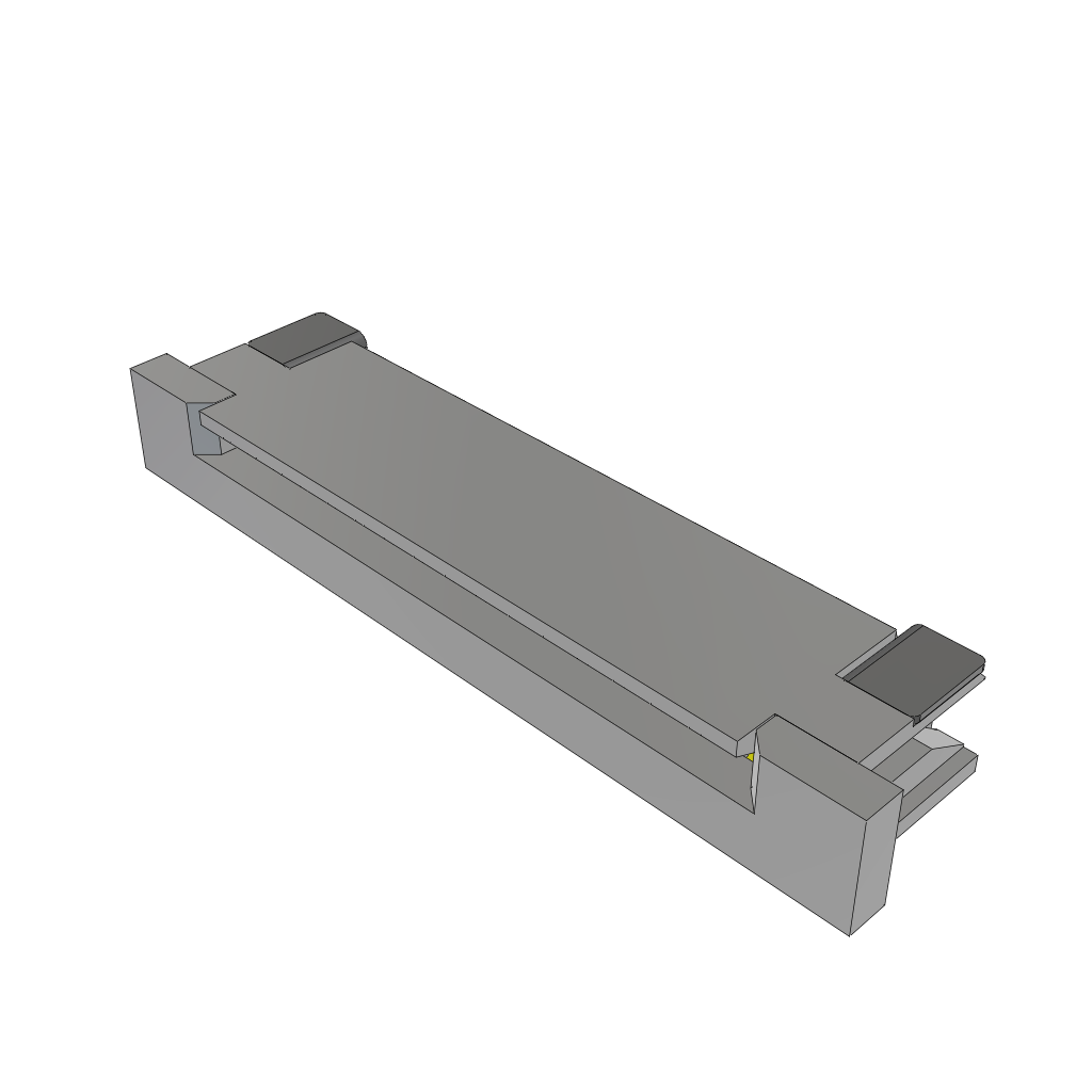 Samtec-ZF1-16-02-T-WT Steckverbinder, FFC-FPC Conn FFC/FPC Connector SKT 16 POS 1mm Solder RA SMD Tube