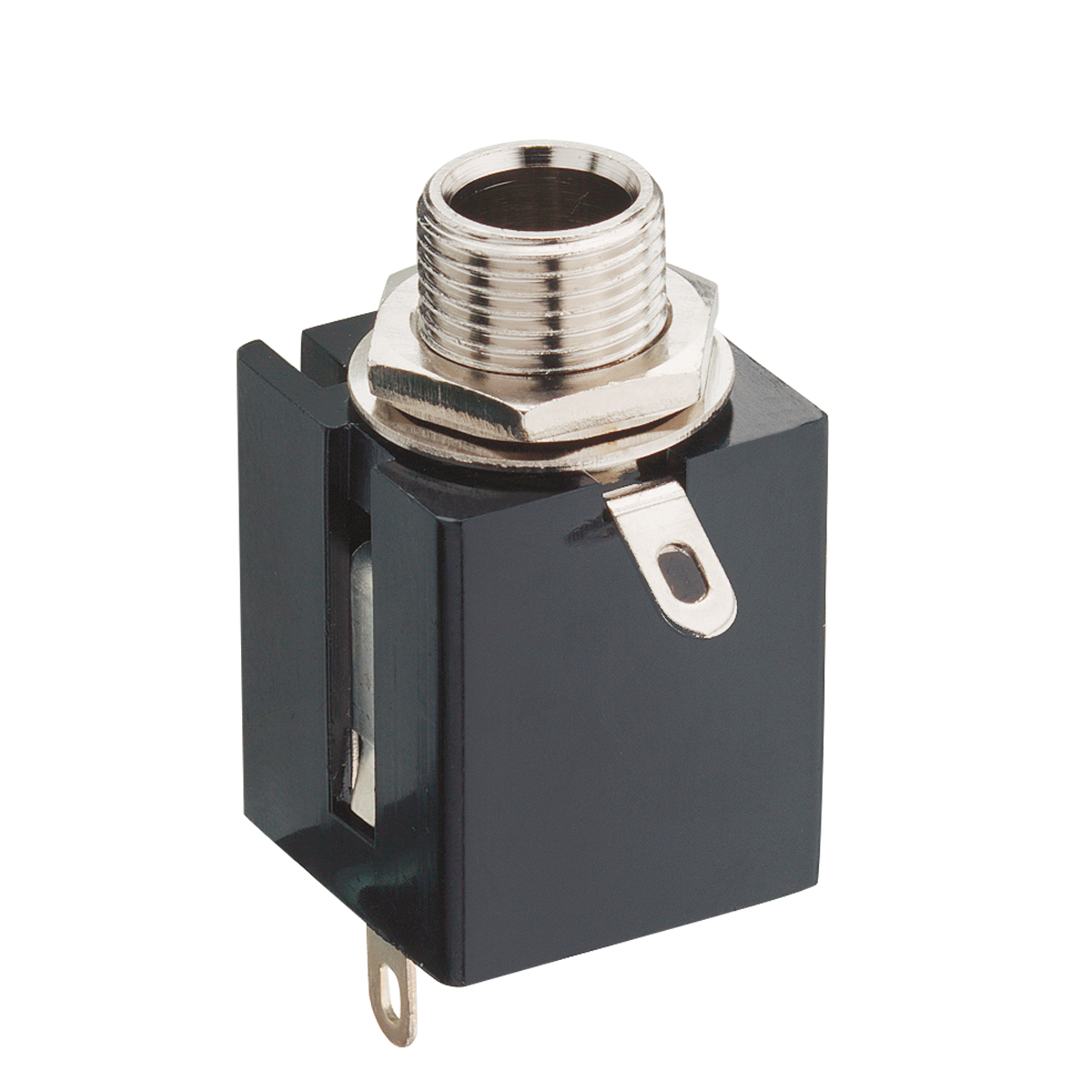 Lumberg-KLBPS 3 Connettore audio e video Conn 6.35MM Stereo Jack F 3 POS Solder Lug ST Panel Mount 3 Terminal 1 Port Bulk