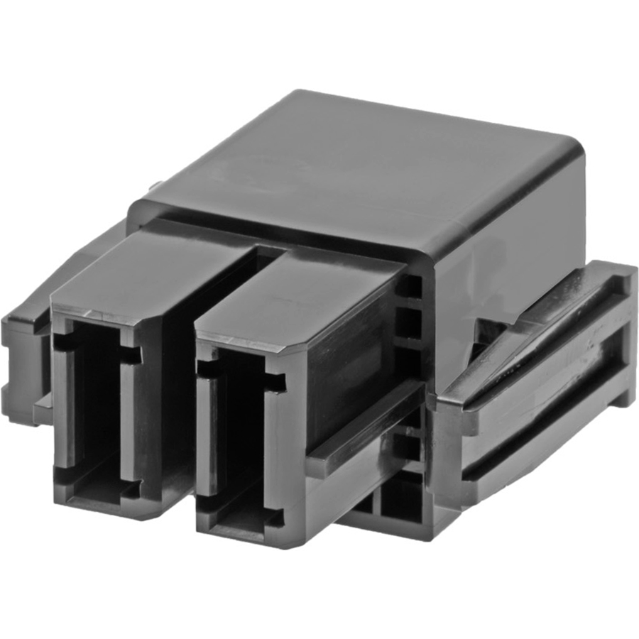 Molex-1510340012 Einzeladersteckverbinder, Gehäuse Conn Housing RCP 2 POS 11mm Crimp ST Cable Mount Black Tray
