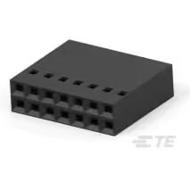 TE Connectivity-104482-6 Connector Discrete Wire Housing Conn Housing RCP 14 POS 2.54mm Crimp ST Cable Mount Black Package